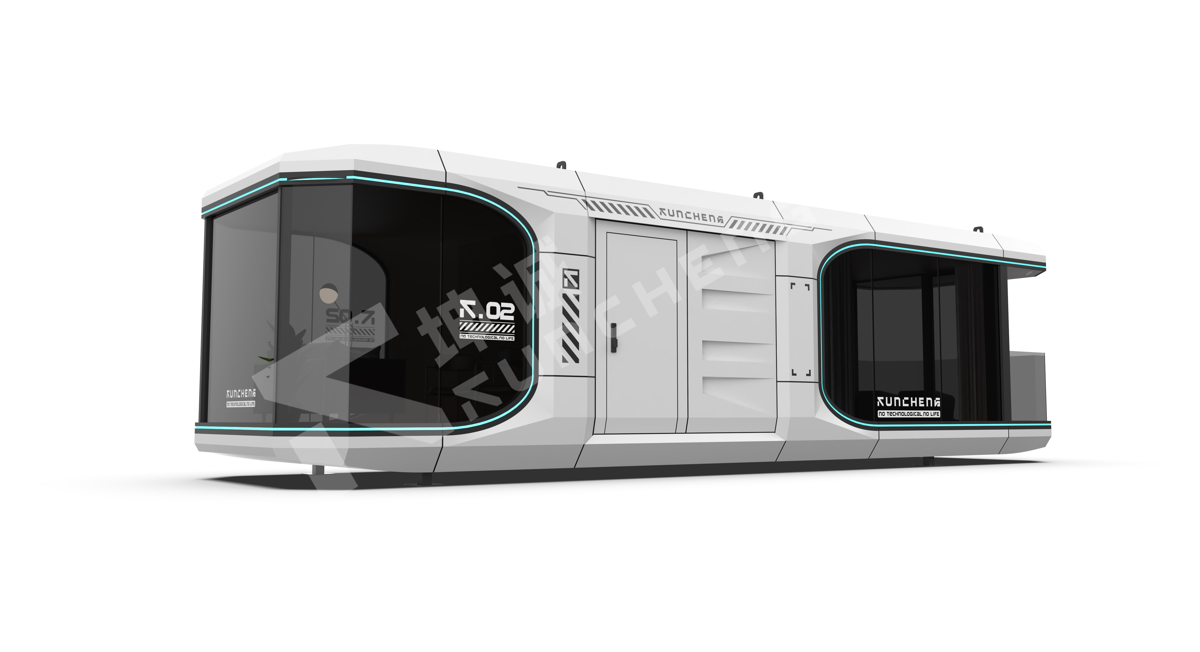 Aluminum alloy mobile container house Aluminum alloy mobile container house