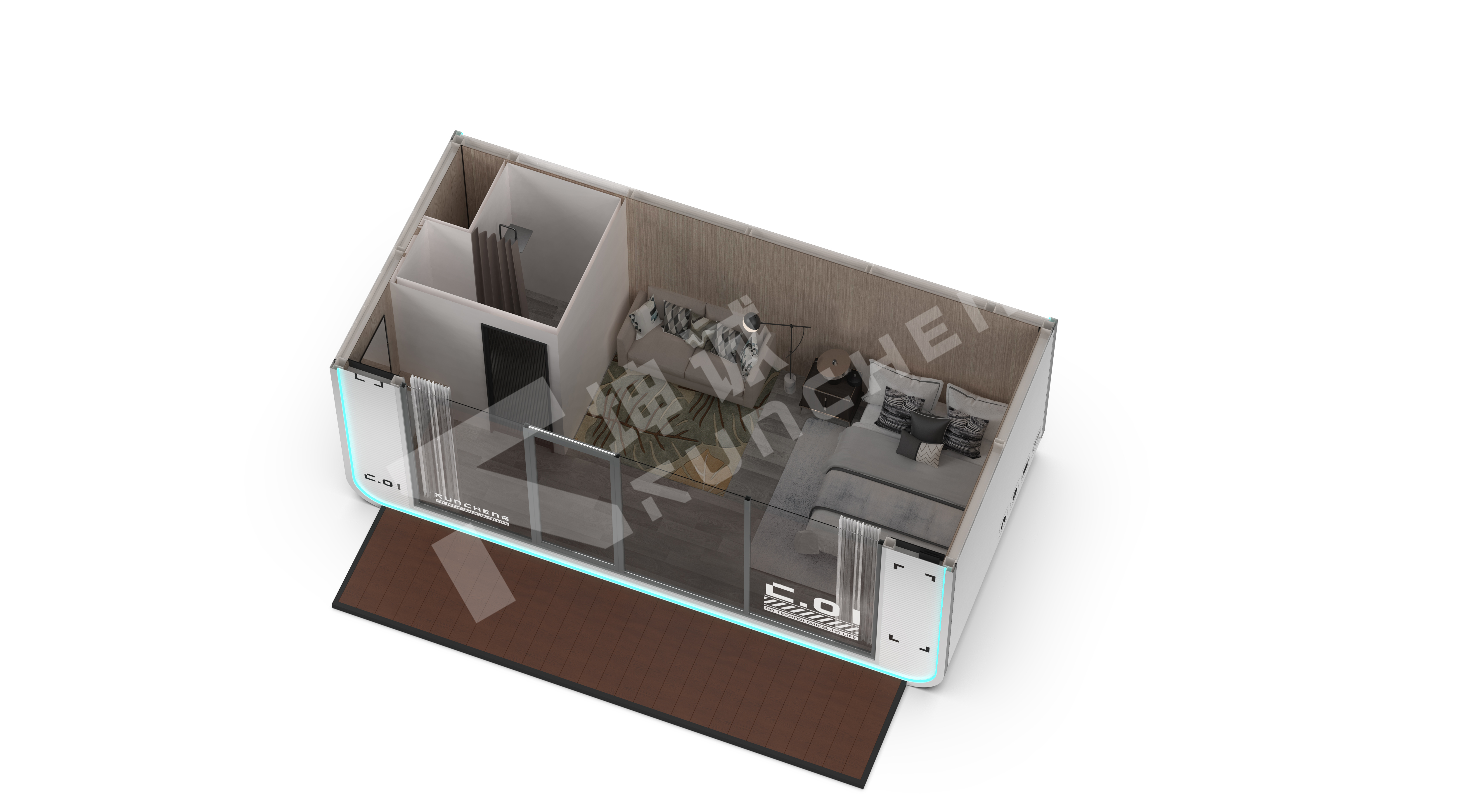 Aluminum Alloy Space Capsule House Aluminum Alloy Space Capsule House