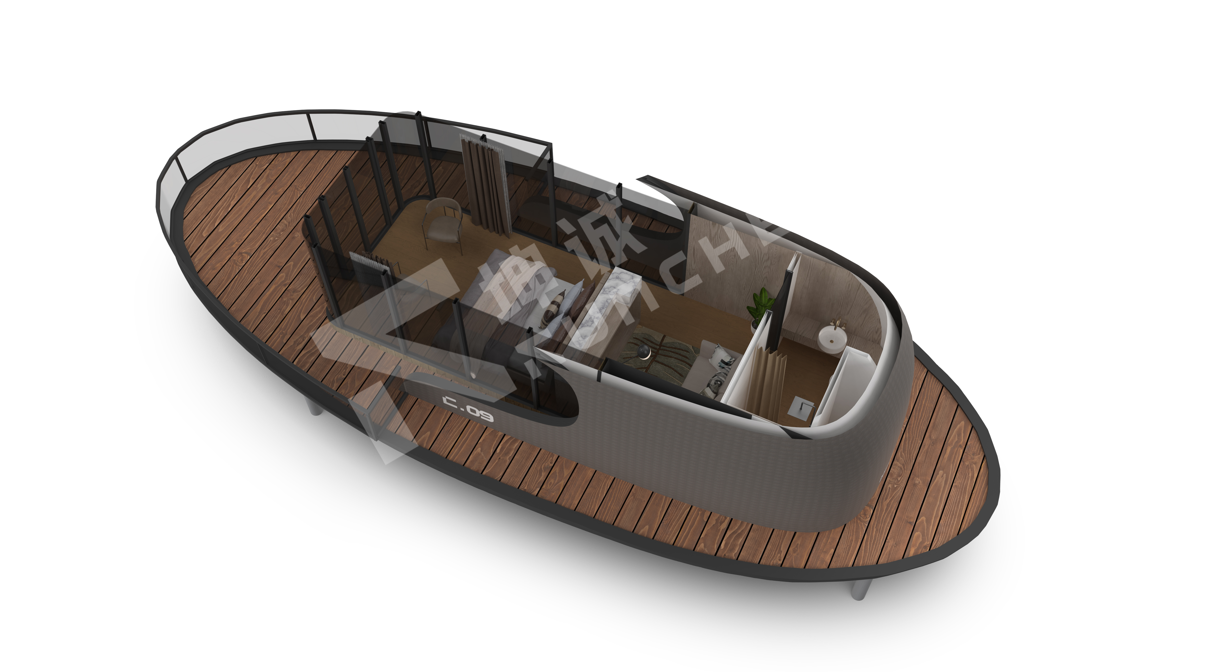 Prefabricated Space Capsule B&B Prefabricated Space Capsule B&B