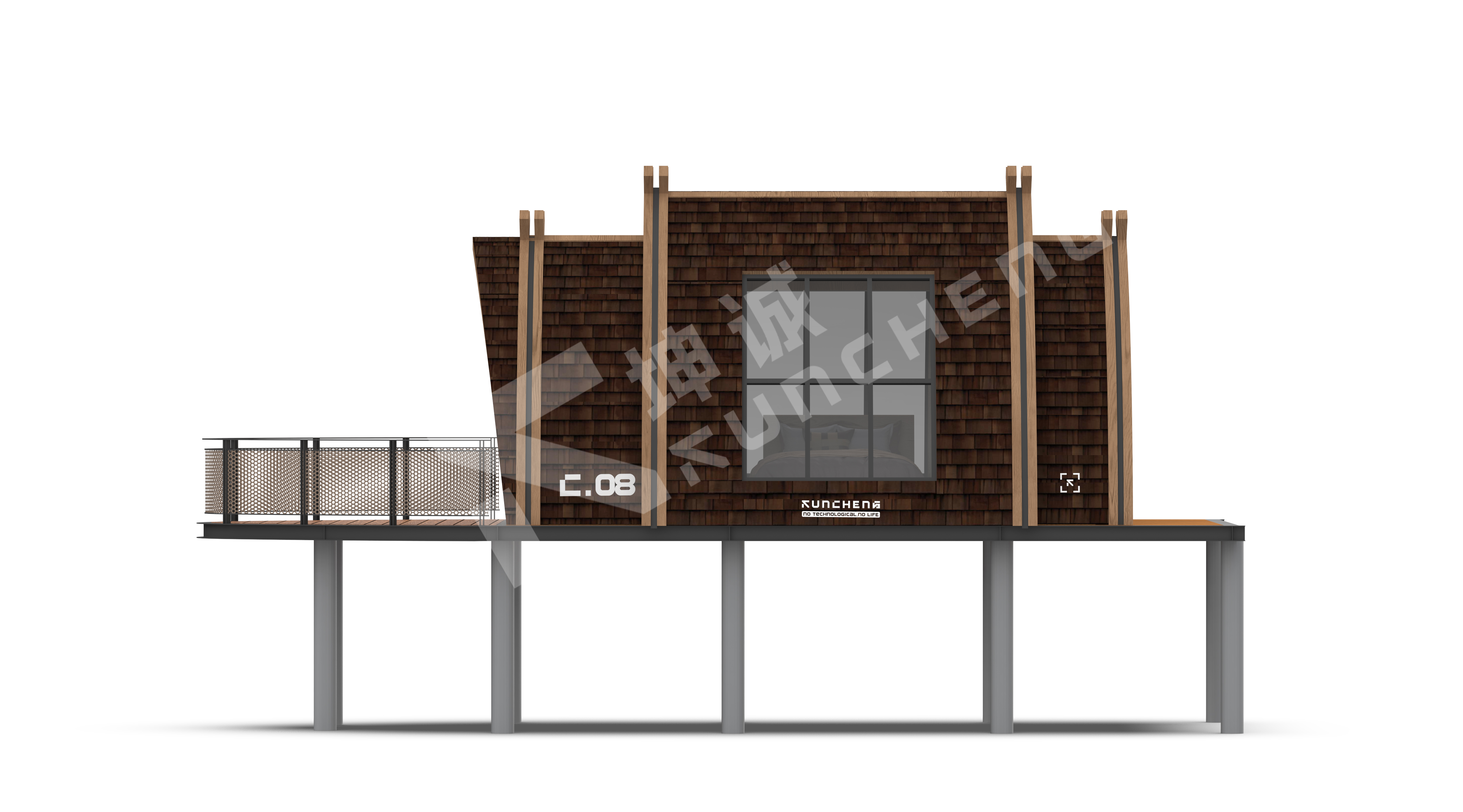 Outdoor Space Capsule Homestay Cabin Outdoor Space Capsule Homestay Cabin