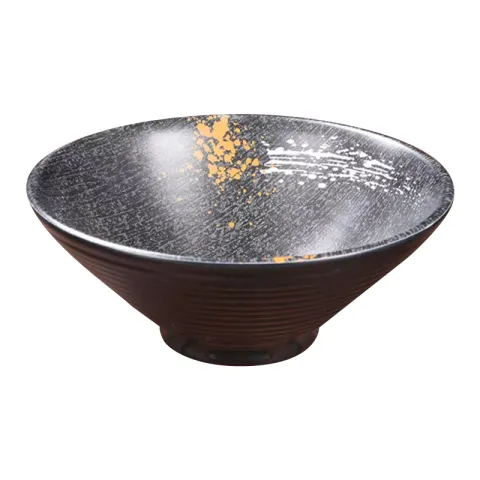 Melamine bowl is shatterproof, indoor and outdoor durable Japanese tableware, plastic bowl, hat bowl, Noodles in soup bowl