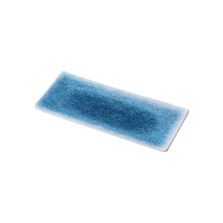 Melamine plate, sushi long plate, Japanese tableware, catering supplies, plastic rectangular plate, sashimi plate Blue set
