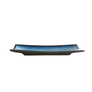 Ceramic sushi plate, sushi long plate, Japanese tableware, barbecue plate, dessert long plate for B