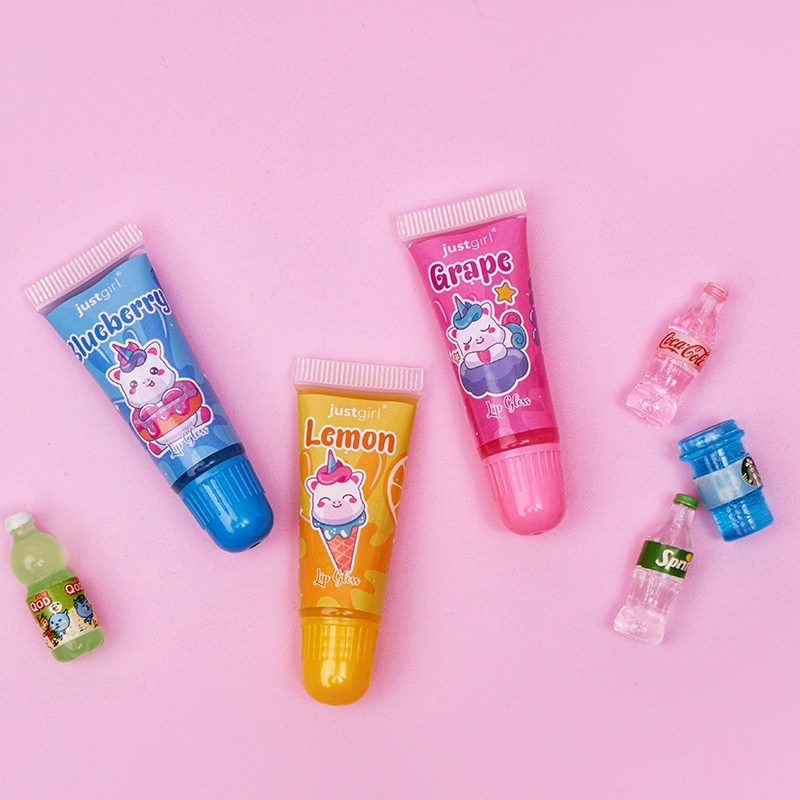 Kids Mini Lip Gloss Set Sparkle Lip Care