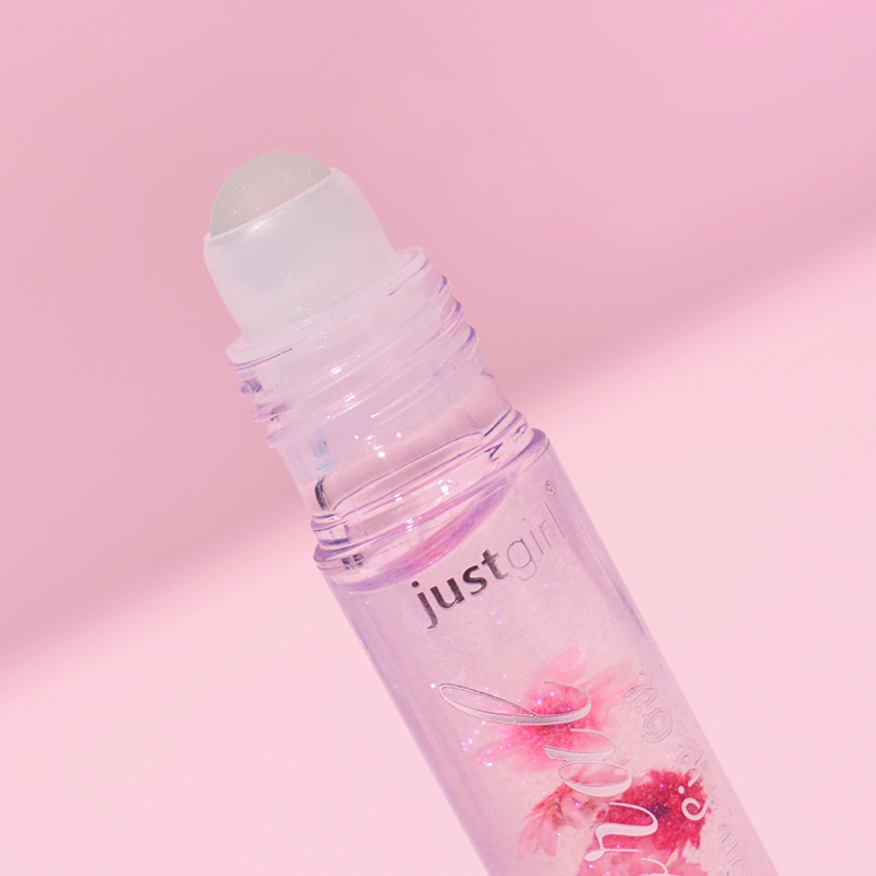 Clear Dry Flower Lip Oil Organic Lip Gloss