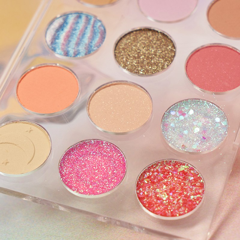 Natural Waterproof 12pcs Vibrant Eyeshadow Palette