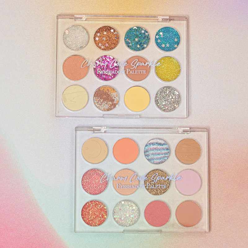 Natural Waterproof 12pcs Vibrant Eyeshadow Palette
