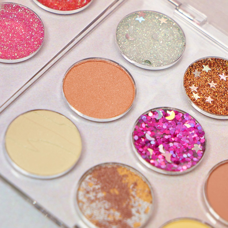Natural Waterproof 12pcs Vibrant Eyeshadow Palette