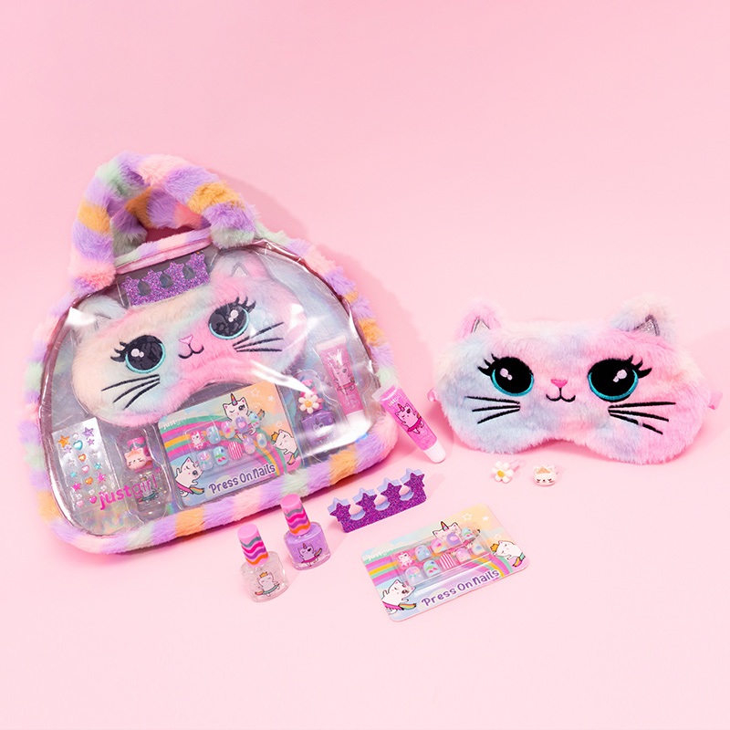 Beauty Set For Little Girls Makeup Bag Pretend