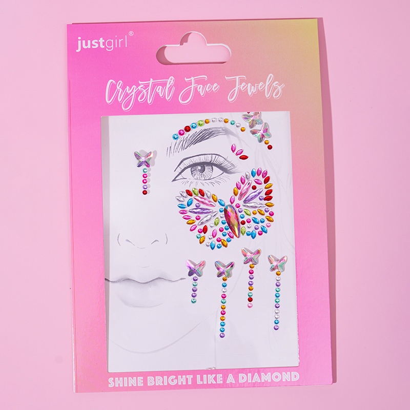 DIY Rhinestones Diamond Face Crystal Sticker