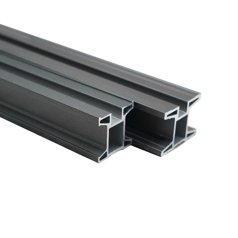 Perfil de aluminio con ranura en T para puertas o ventanas