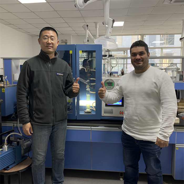 On December-10-2020 Chile customer was visited our factory to check the instrument of AWD-06B Vacuum Distillation Tester. On December-10-2020 Chile customer was visited our factory to check the instrument of AWD-06B Vacuum Distillation Tester.
