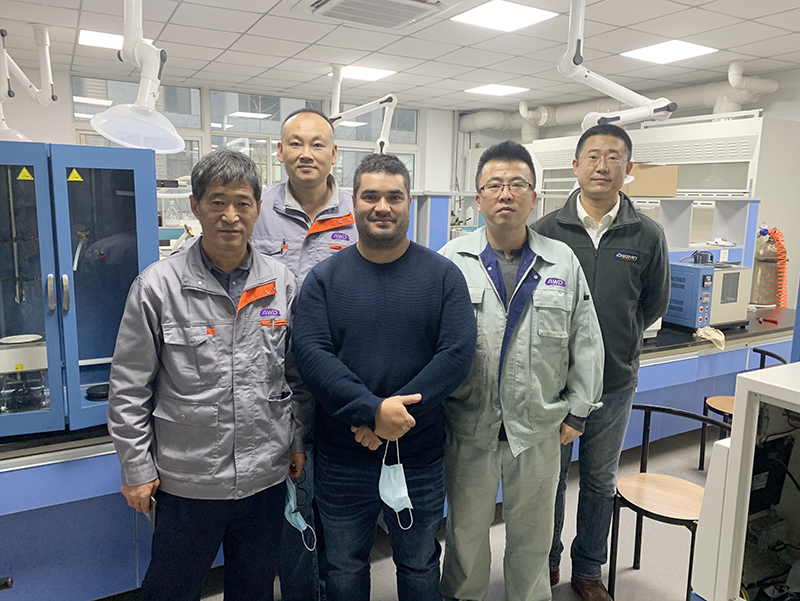 On December-10-2020 Chile customer was visited our factory to check the instrument of AWD-06B Vacuum Distillation Tester.
