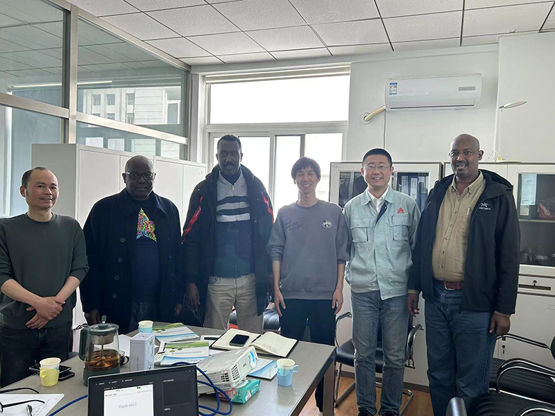 Kenya customers were visited our factory to check the instrument of AWD-7345 Micro Distillation Tester.
