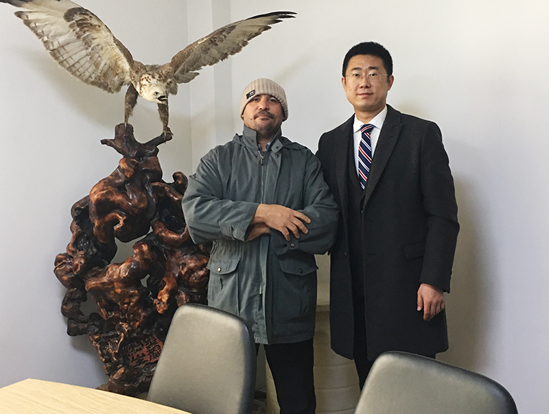 strategic partnership discussion and factory tour.