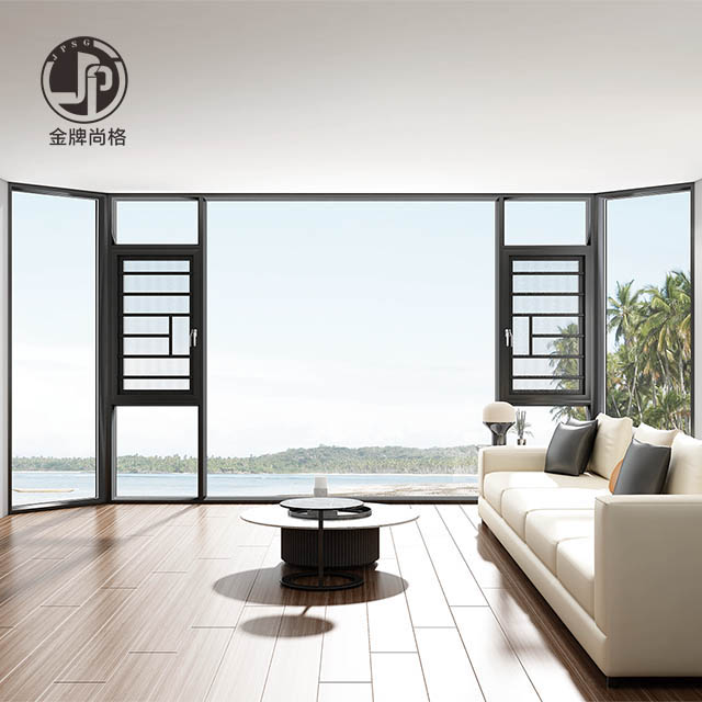 Modern aluminum casement Windows Customizationy