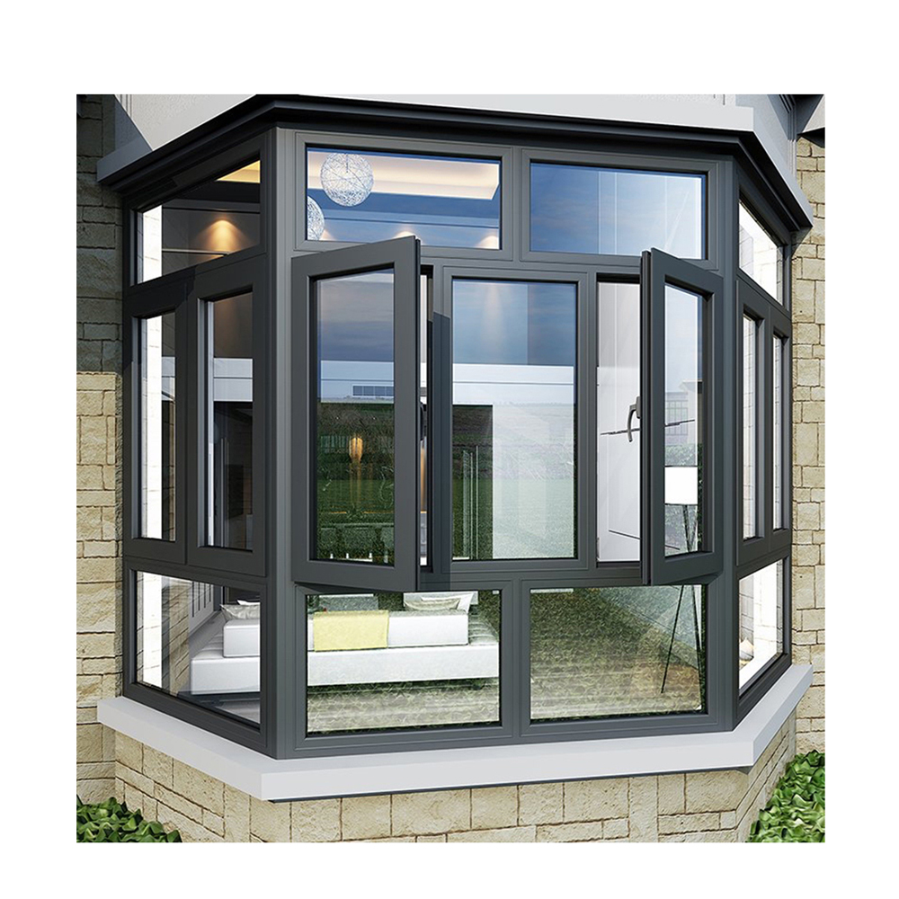 Aluminum Alloy hollow glass soundproof casement windows