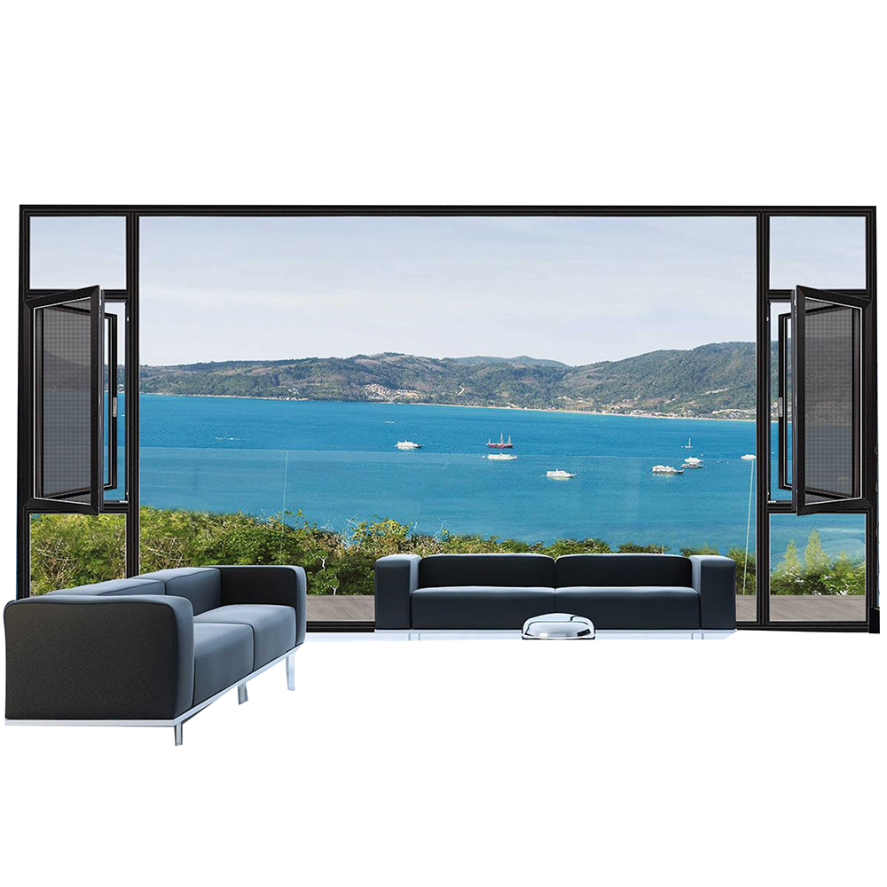 Aluminum Alloy hollow glass soundproof casement windows