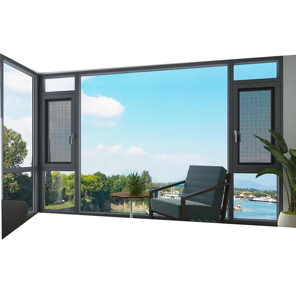 Modern roof hanging window and flat window