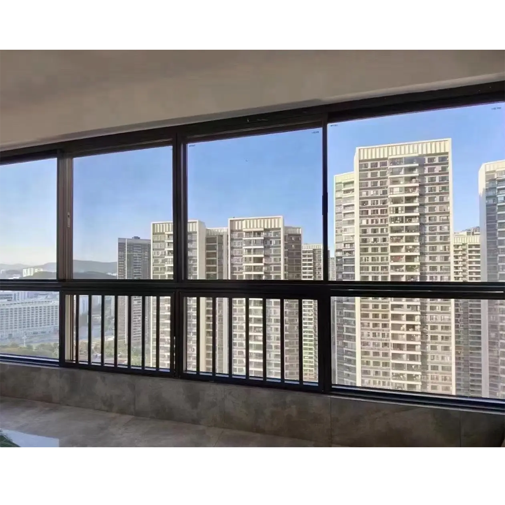 Aluminum alloy soundproof energy-saving sliding window