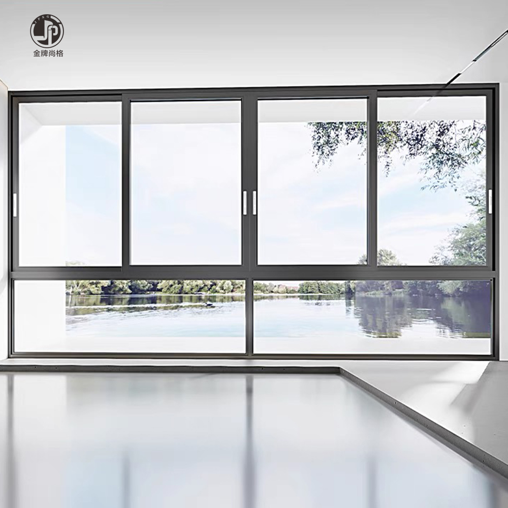 Aluminum alloy soundproof energy-saving sliding window