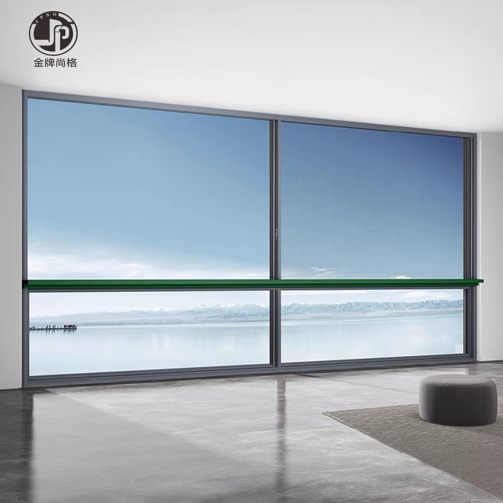 Aluminum alloy soundproof energy-saving sliding window