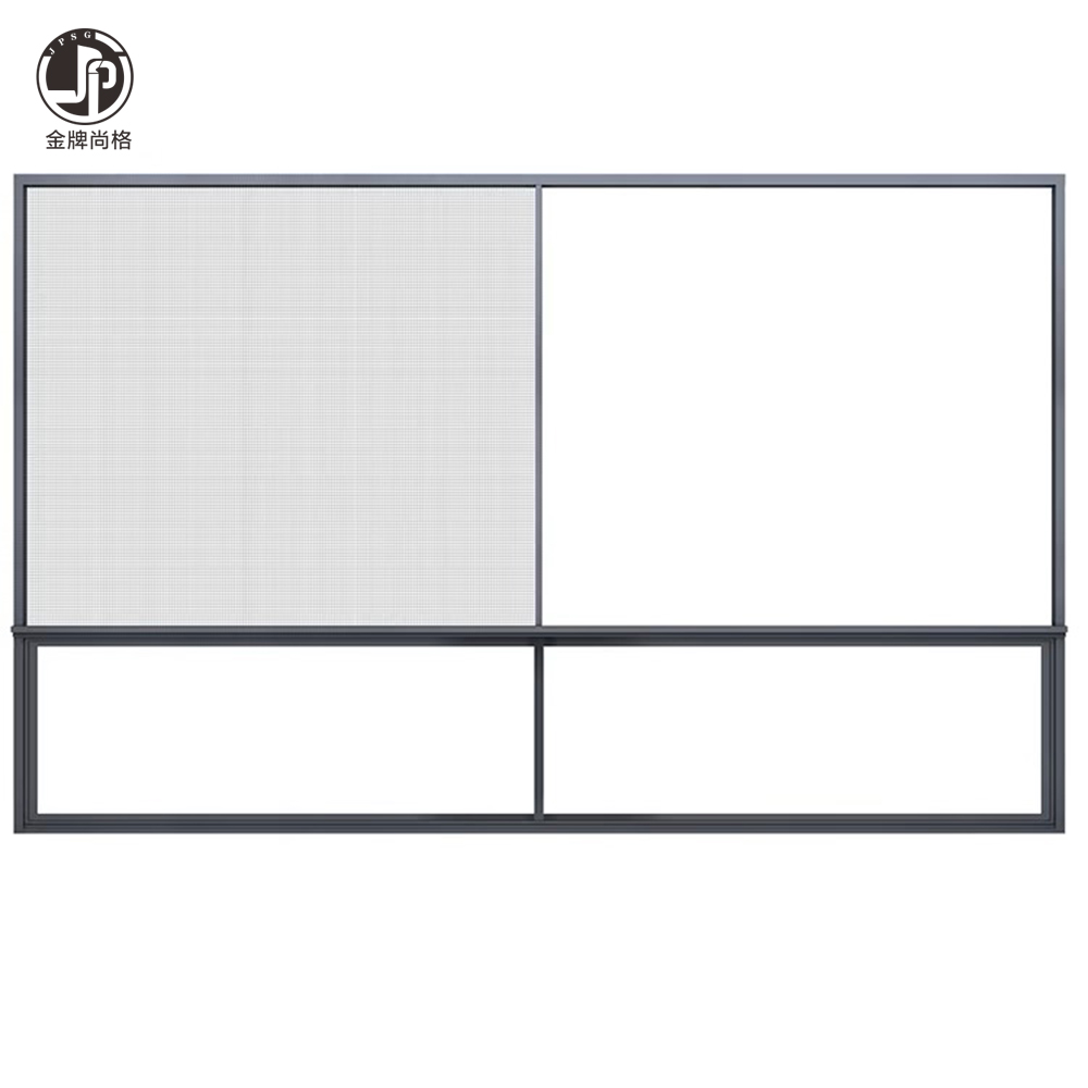 Aluminum alloy soundproof energy-saving sliding window