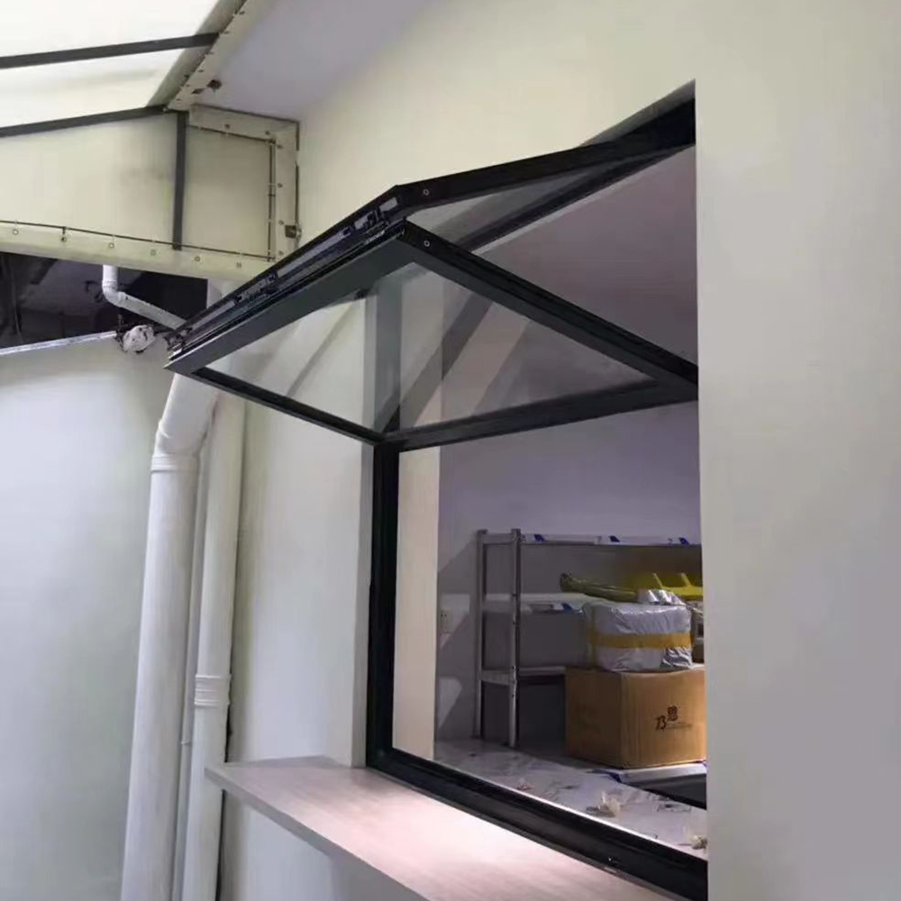 Aluminium Alloy Kitchen Shop With Foldable Windows