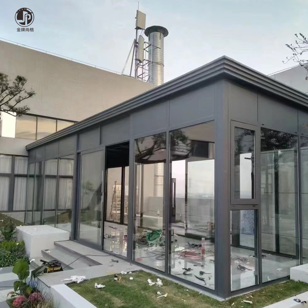 Modern Style Simple Courtyard Sun Room
