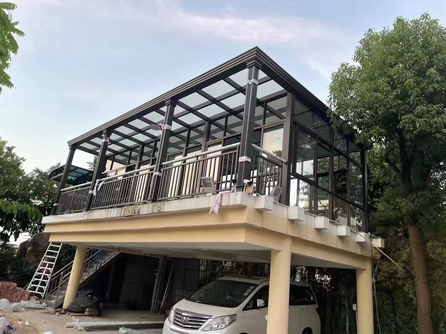 Aluminum Alloy Glass patio sunroom Customization