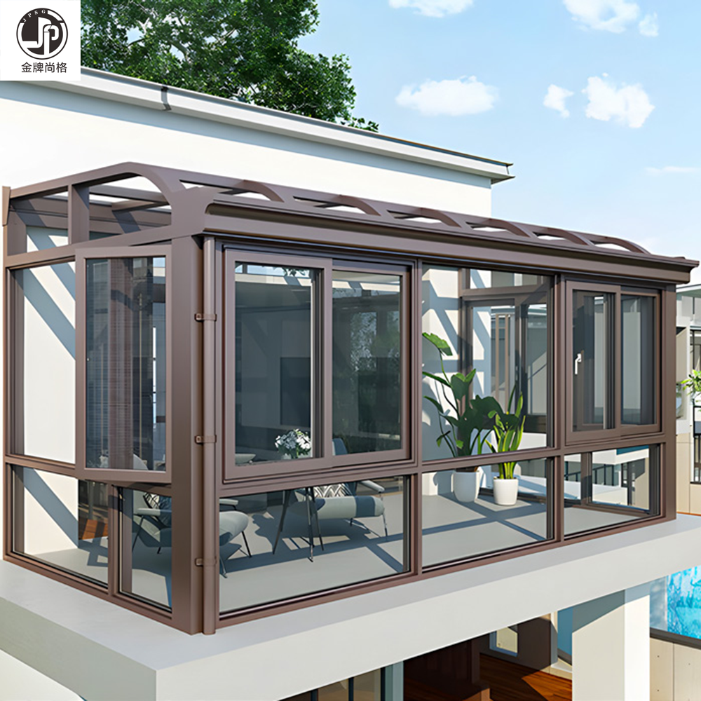 Aluminum Alloy Glass patio sunroom Customization