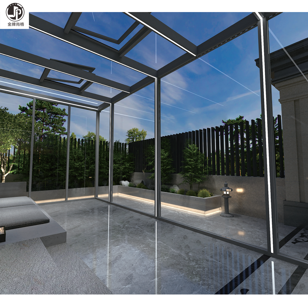 Aluminum Alloy Glass patio sunroom Customization