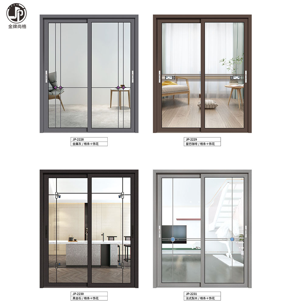 Wind-resistant And Heat-insulating Double-glazed Sliding Door