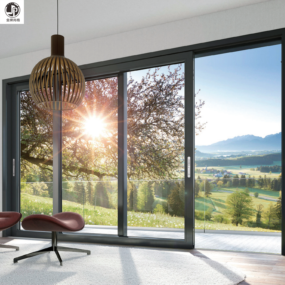 Wind-resistant And Heat-insulating Double-glazed Sliding Door