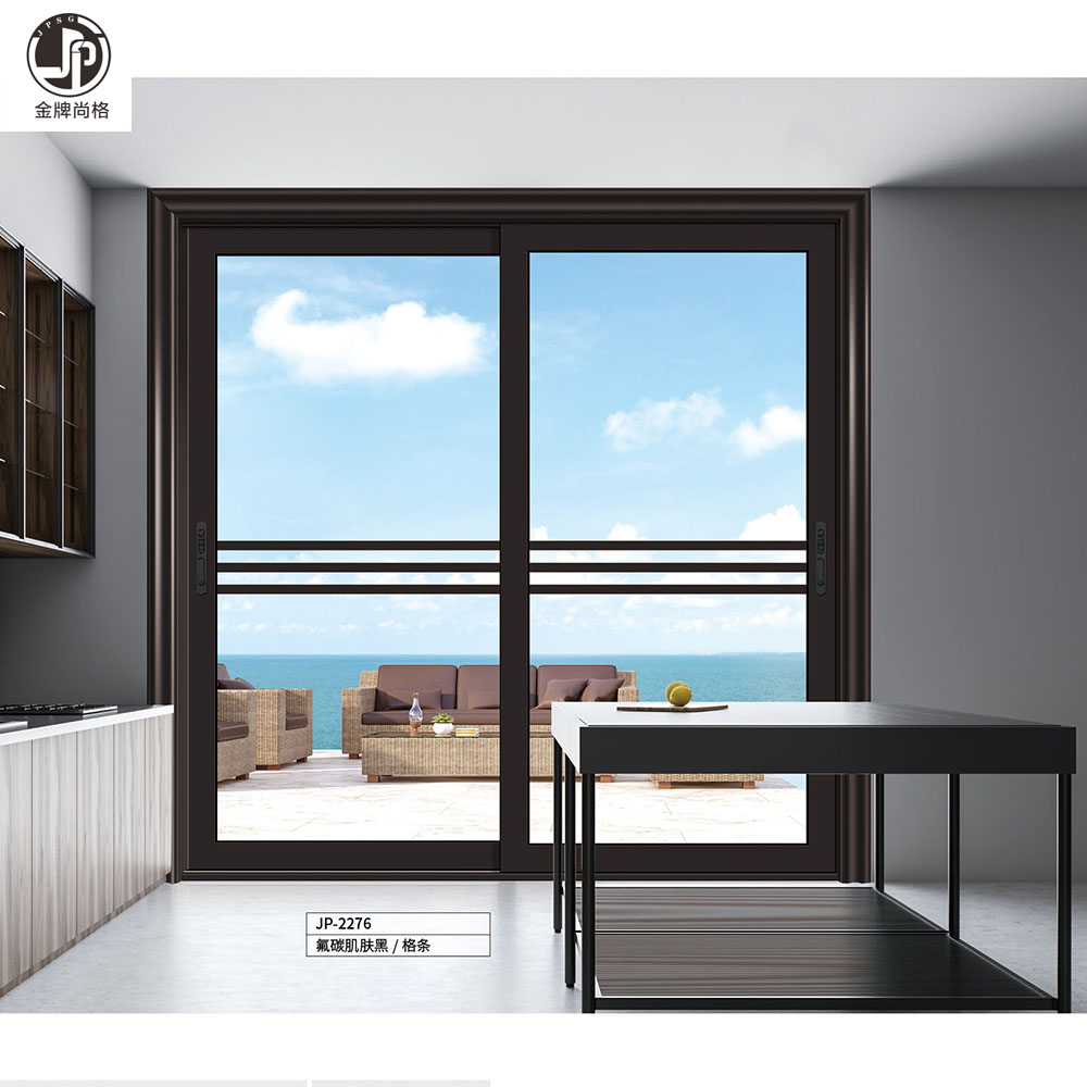 Wind-resistant And Heat-insulating Double-glazed Sliding Door