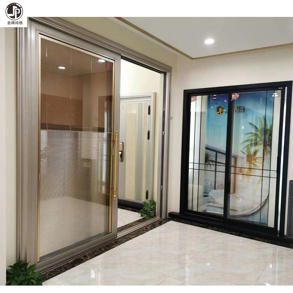 Wind-resistant And Heat-insulating Double-glazed Sliding Door