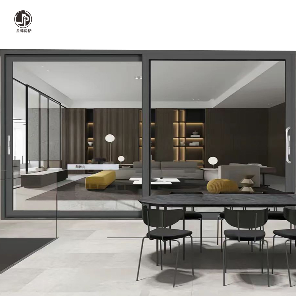 New sliding aluminium alloy door glass door