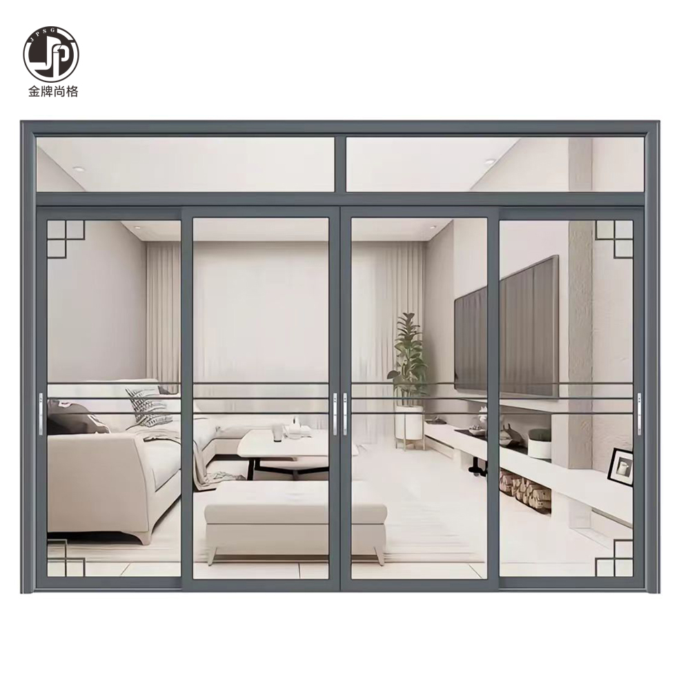 New sliding aluminium alloy door glass door