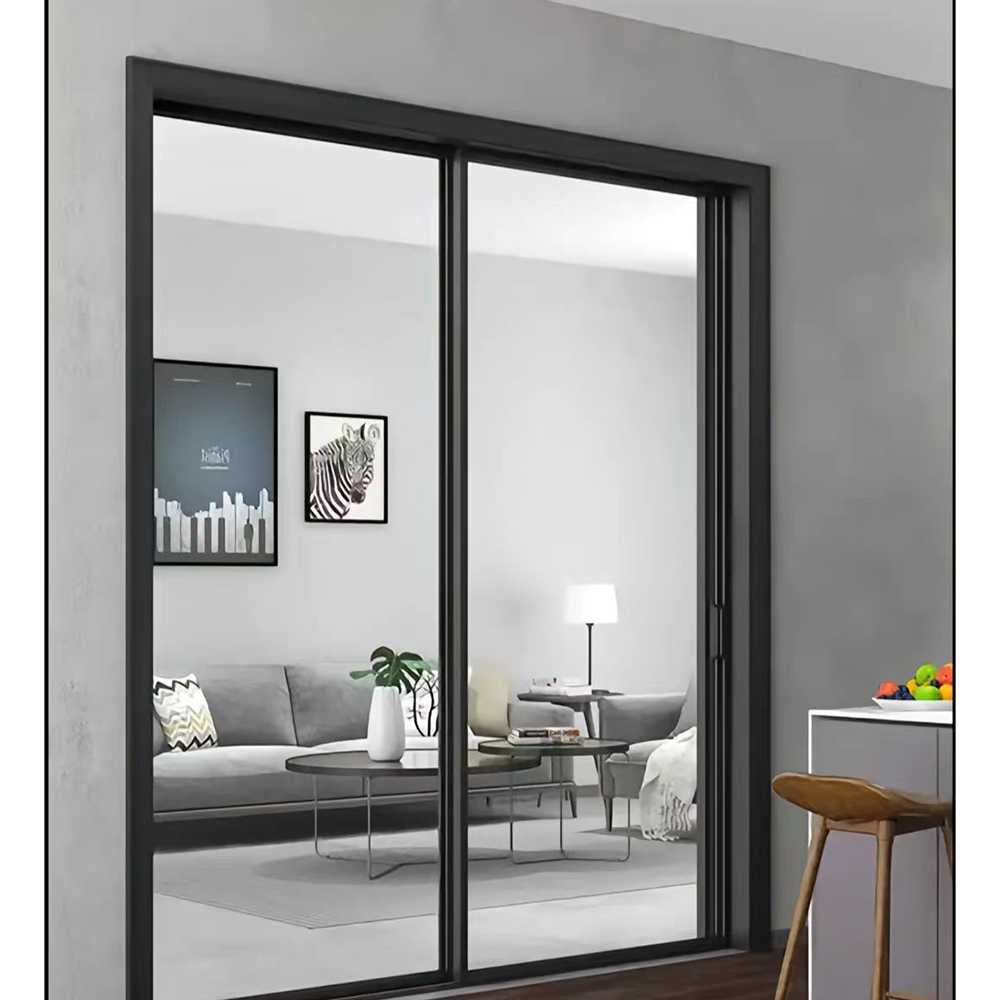 New sliding aluminium alloy door glass door