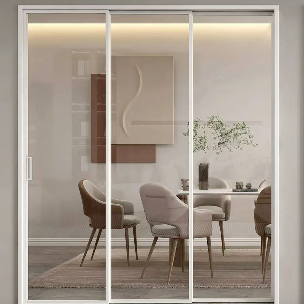 Open Aluminum Alloy Extremely Narrow Sliding Door