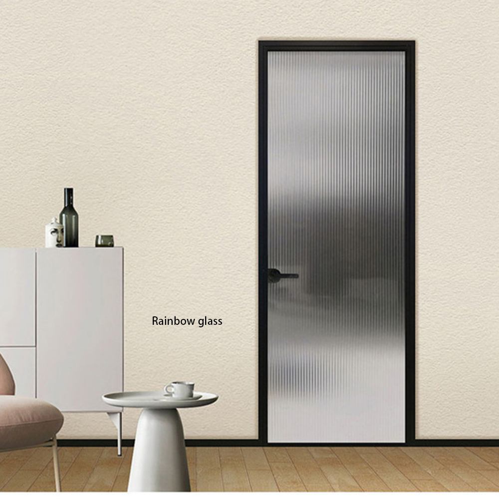 Modern aluminum-glass revolving doors