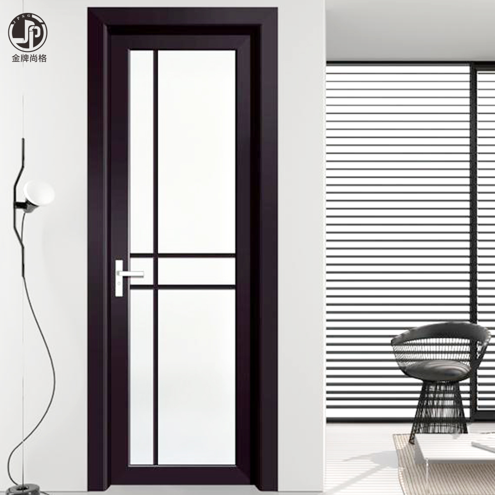 Modern aluminum-glass revolving doors