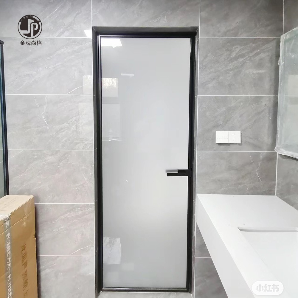 Tempered glass flat door Tempered glass flat door