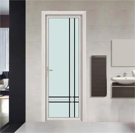Aluminum Alloy Extremely Narrow Bathroom Side Swinging Door