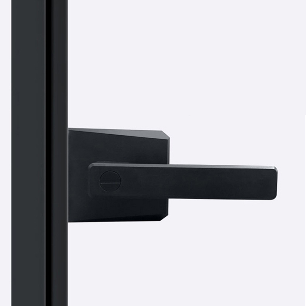 Aluminum Alloy Extremely Narrow Bathroom Side Swinging Door