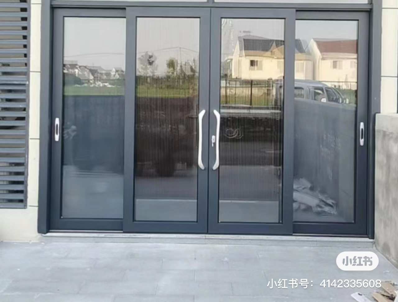 Modern kitchen, balcony, interior sliding door customization