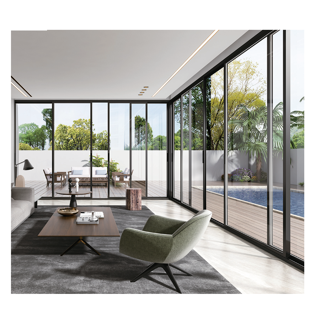 Modern kitchen, balcony, interior sliding door customization