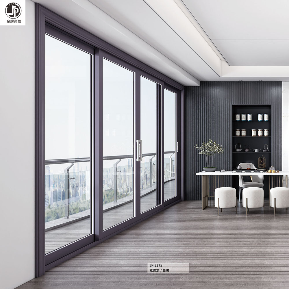 Modern kitchen, balcony, interior sliding door customization