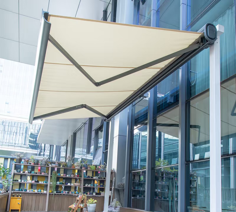Outdoor Rainproof Balcony Retractable Awning Window