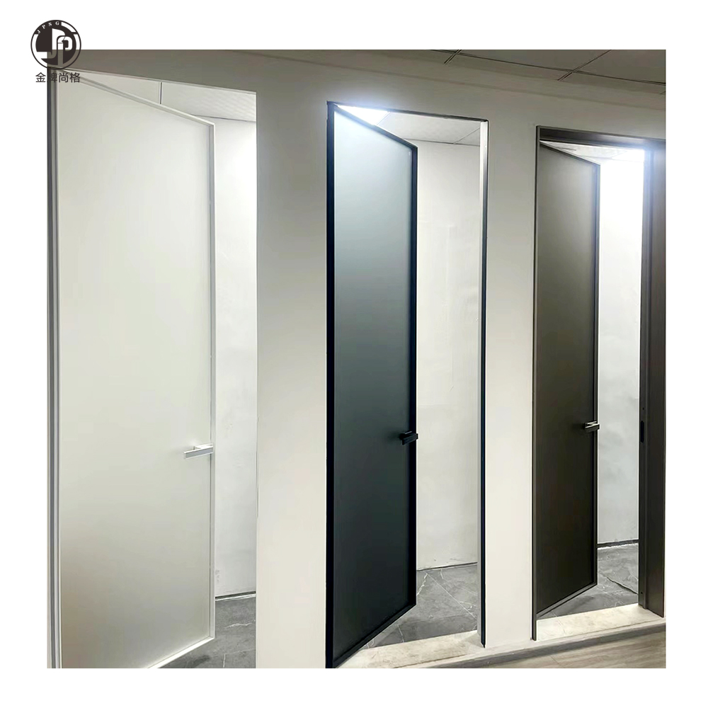 Aluminum Alloy Frosted swing door Glass Door